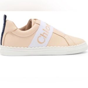 Chloé kids Lauren Logo Slip on Sneakers 28EU/11 toddler kids